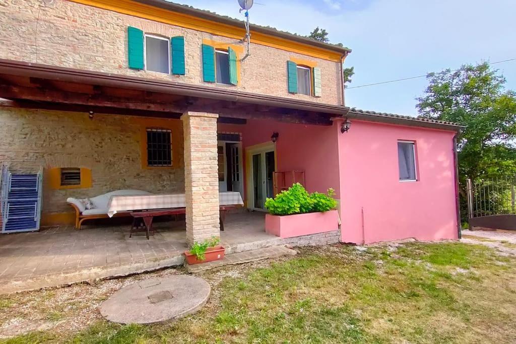 Casale San Teodoro - Mondaino Rn Villa Exteriör bild