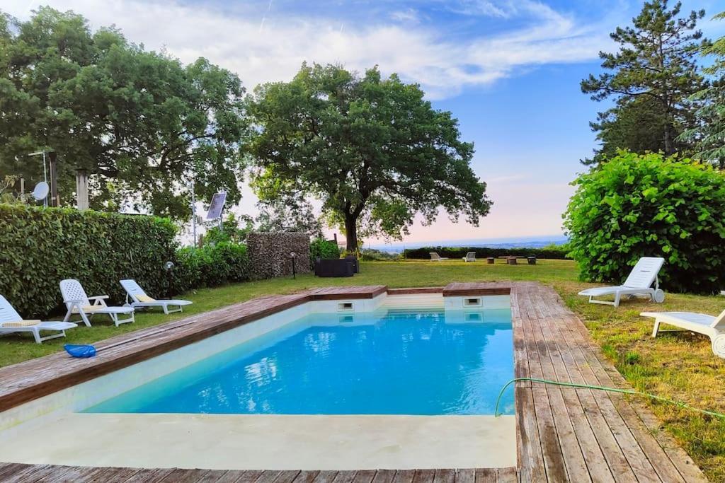 Casale San Teodoro - Mondaino Rn Villa Exteriör bild