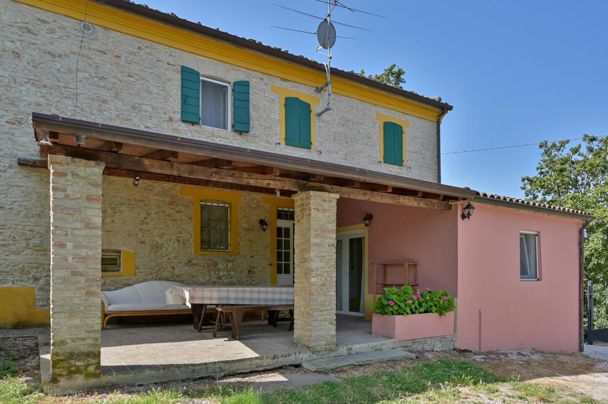 Casale San Teodoro - Mondaino Rn Villa Exteriör bild